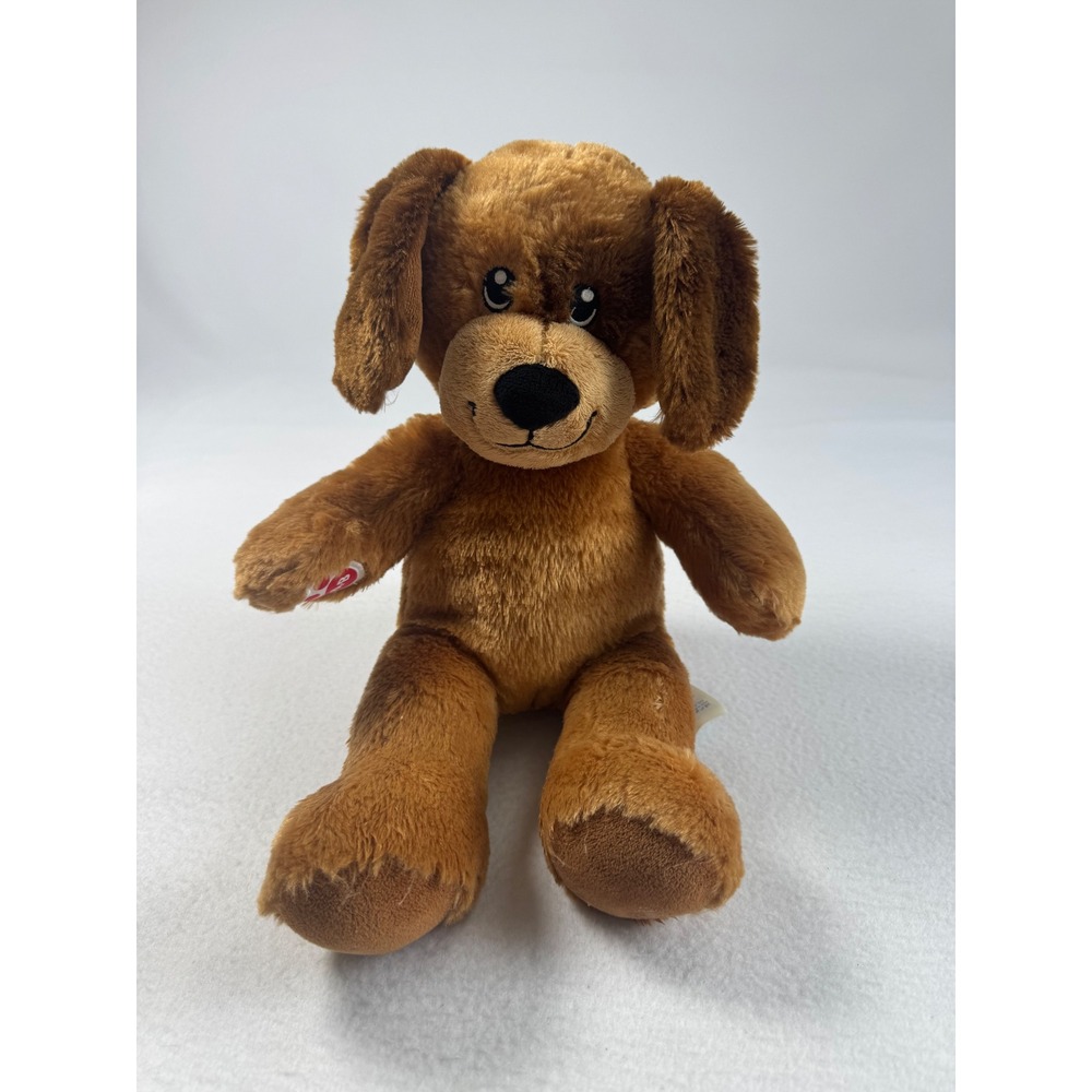 Cottagecore Build-A-Bear 15in Plush Dog Brown Eye Patch Puppy 023440 05/17